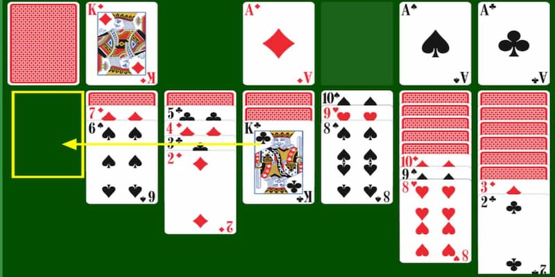 Hướng dẫn cách chơi bài solitaire siêu đơn giản cho người mới bắt đầu