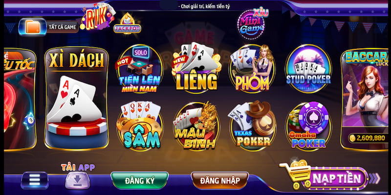 Game bài Rikvip đang được đông đảo bet thủ yêu thích